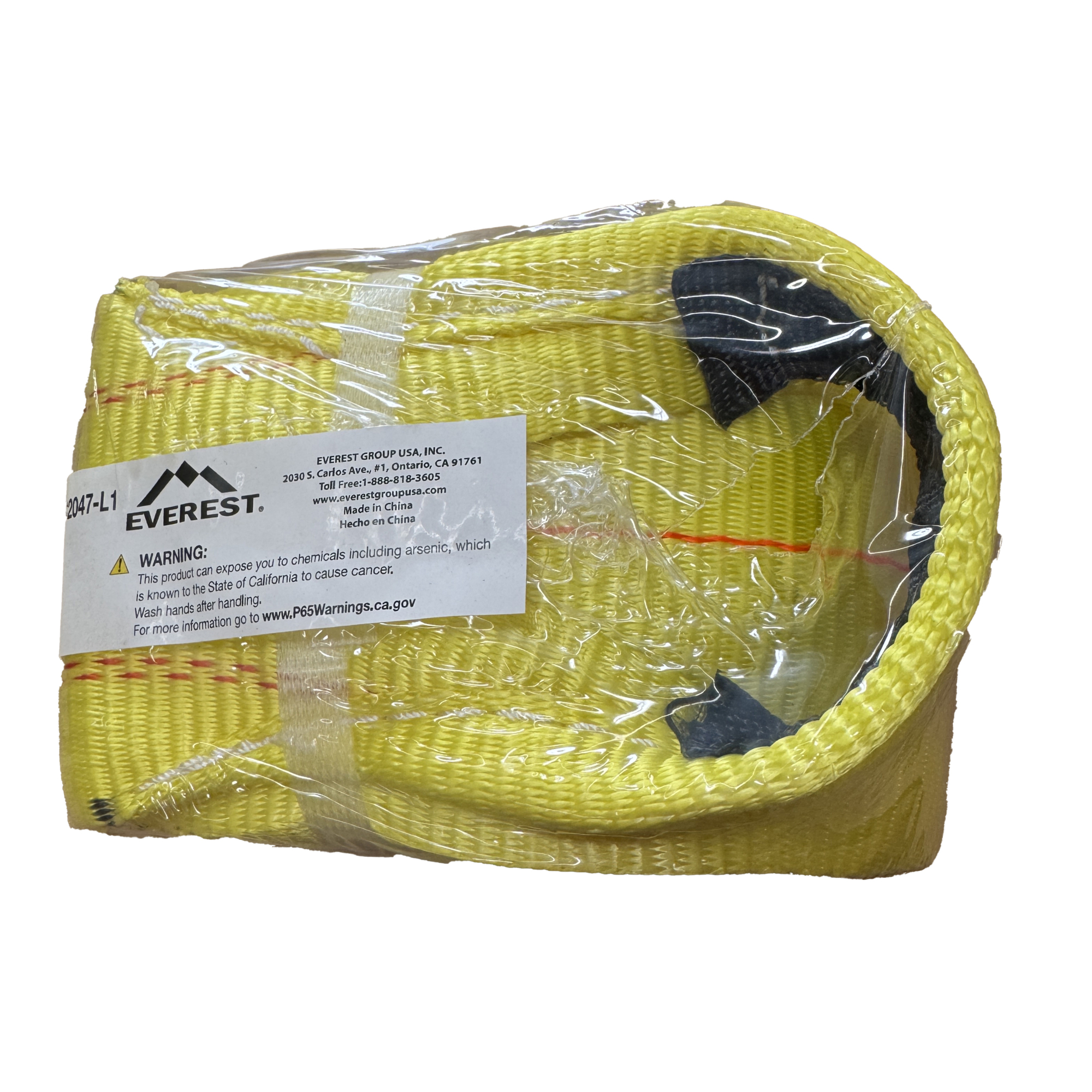 Everest Winch Strap — 4in. x 30ft., 16,200 Lb. Break Strength, Twisted Loop, Model# C2047-L1